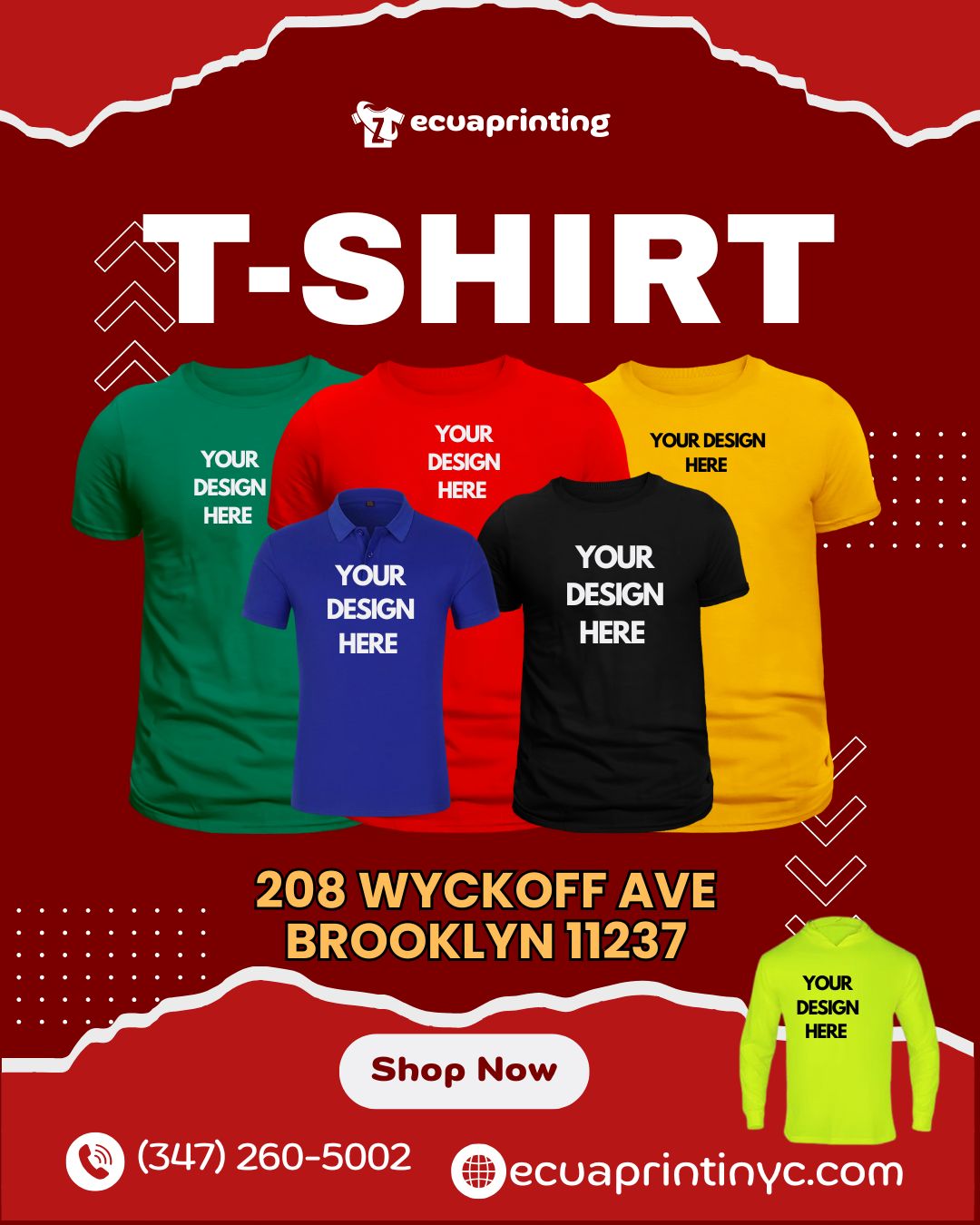 SHIRTS WHIT YOUR LOGO